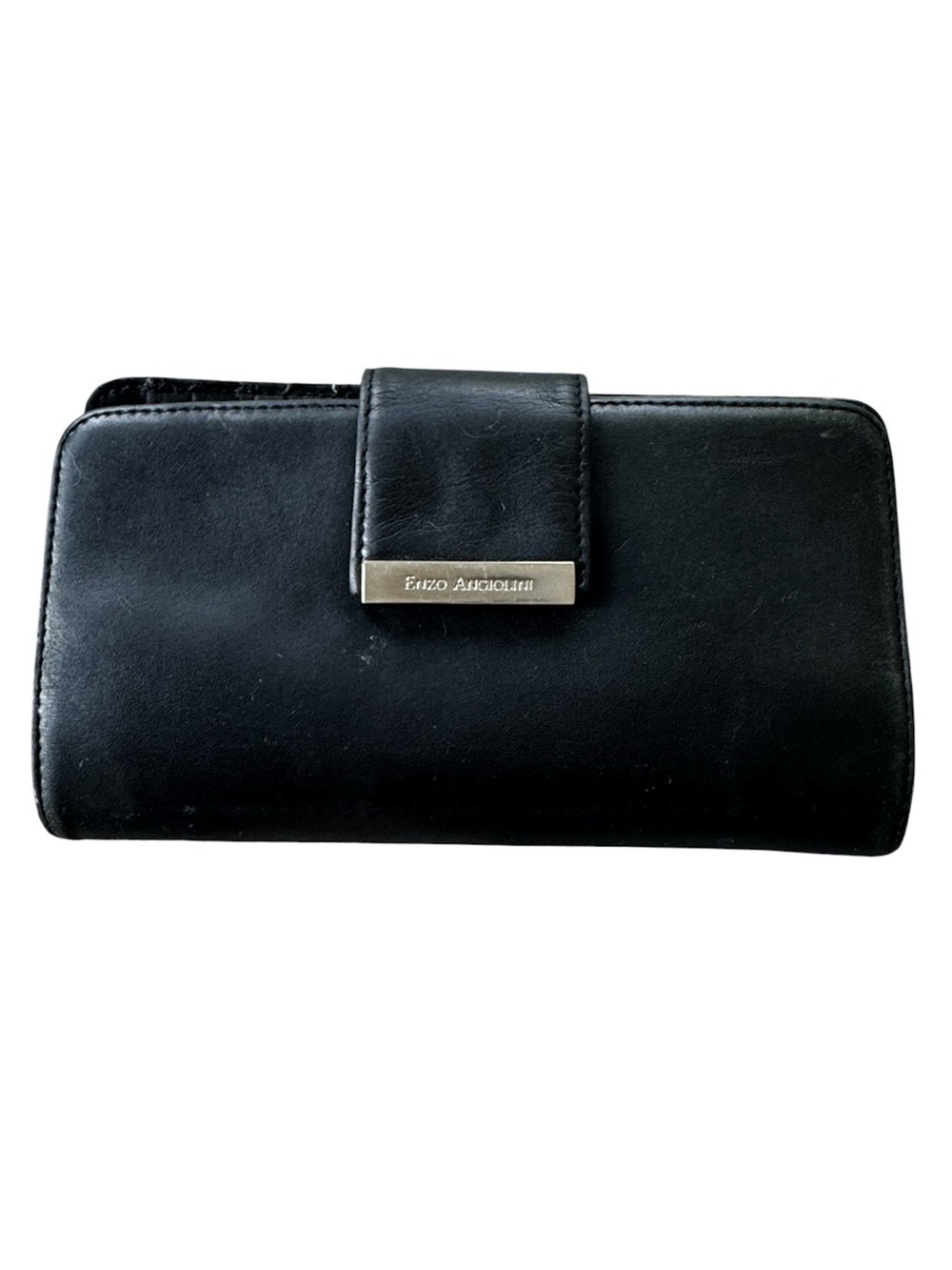 Enzo Angelino Black Leather Wallet